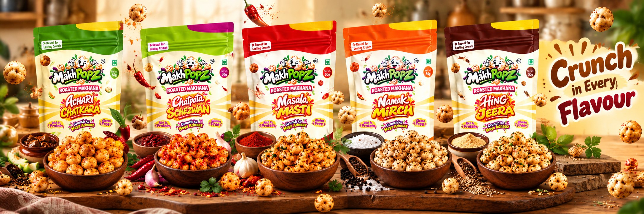 Crunch in every flavour